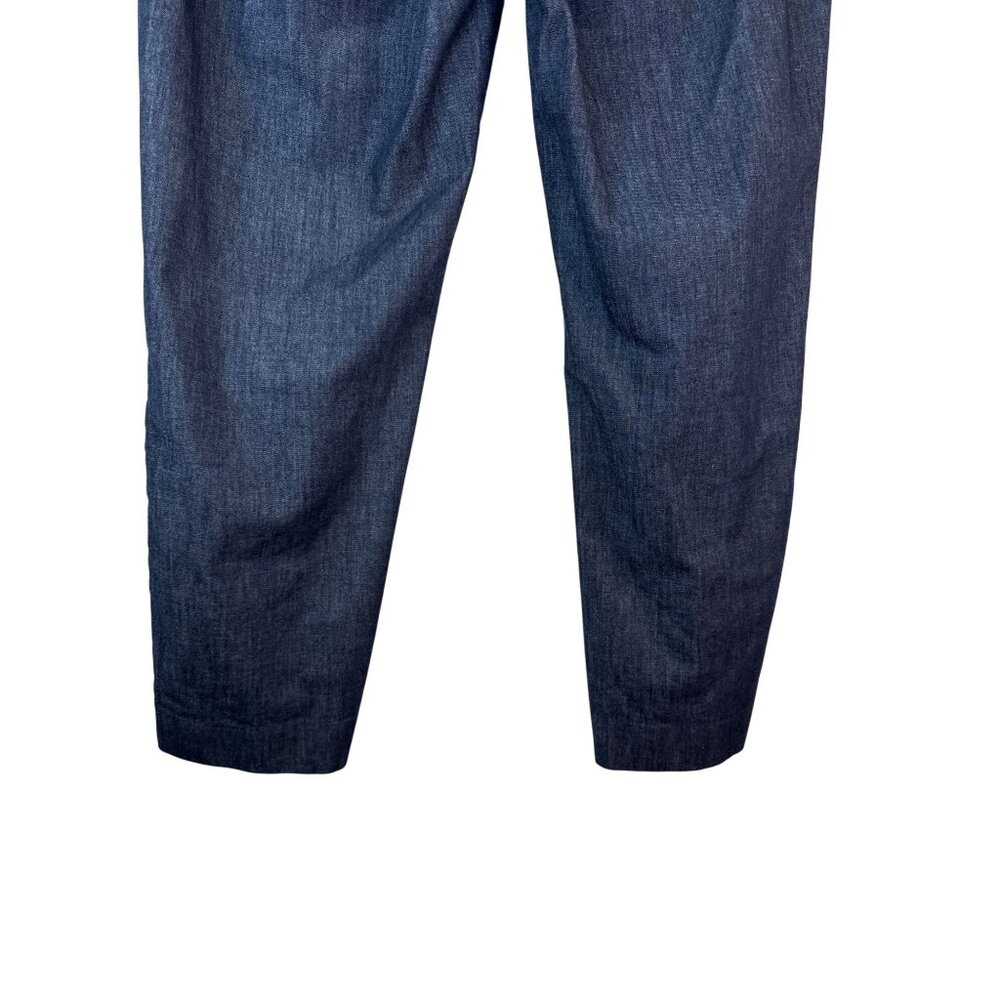Banana Republic Size 31/12 Womens Avery Blue Slim Fit Trousers Cotton Blend - Picture 11 of 12